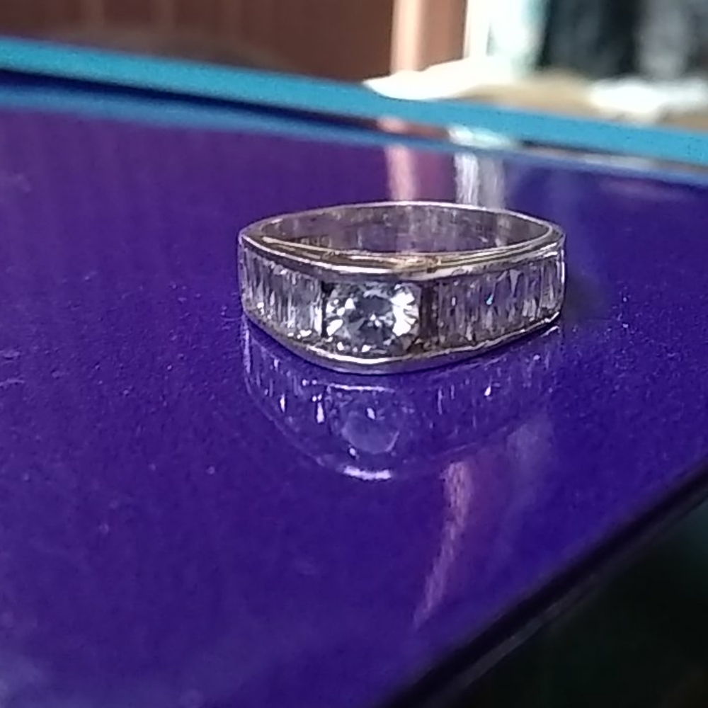 925 Gem Solid Silver Ring - image 3